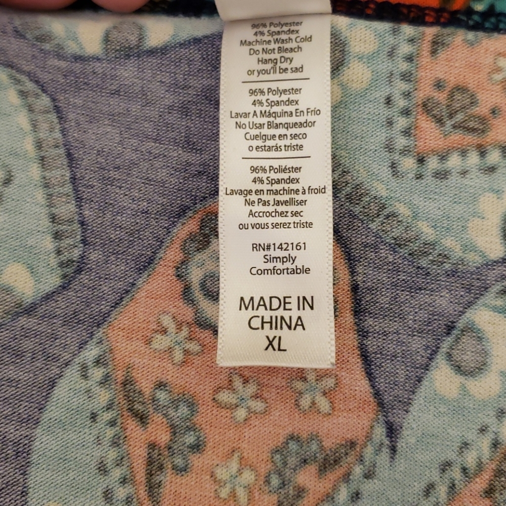 Lularoe Russian Dolls TC leggings XL Classic Tee - Picture 4 of 8